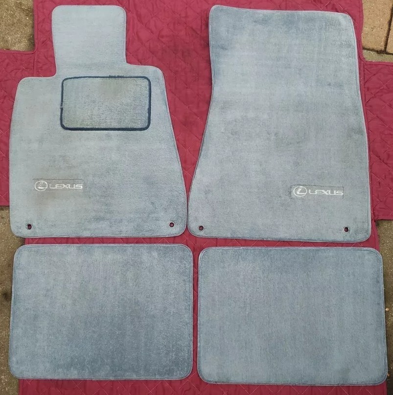 19952000 Lexus LS400 OEM Floor Mats Full Set Light Blue Very Nice Rare eBay