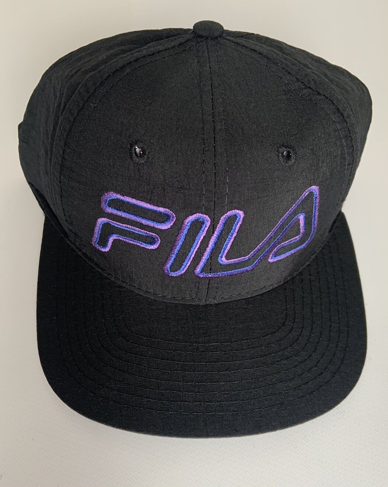 Panorama Touhou lejlighed Fila Retro Flatbrim Snapback Cap 100% Nylon 12304307 0400 8300485357784 |  eBay