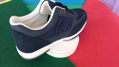 Chaussures Homme REWIND - Pointure 43 (UK 9) - Cuir Noir - Occasion - Fabriqué En Italie