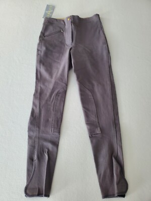 Ride-AP Ashley Breeches Womens Girls Size 24 Equestrian Riding Pants Adjustable 