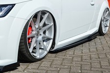 Bi Seitenschweller Schweller Sideskirts mit Wing aus ABS für Audi TTRS 8S