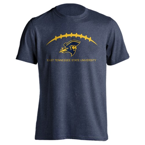 East Tennessee State University ETSU Buccaneers Football Laces Out Logo camiseta - Imagen 6 de 10