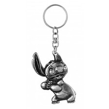 Disney Lilo Stitch Stitch Hands Clasped Figure Pewter Key Ring Key Chain NEW