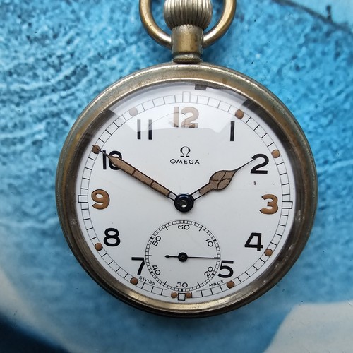 WW2 British Military Omega Pocket Watch Serviced! - Picture 2 of 7