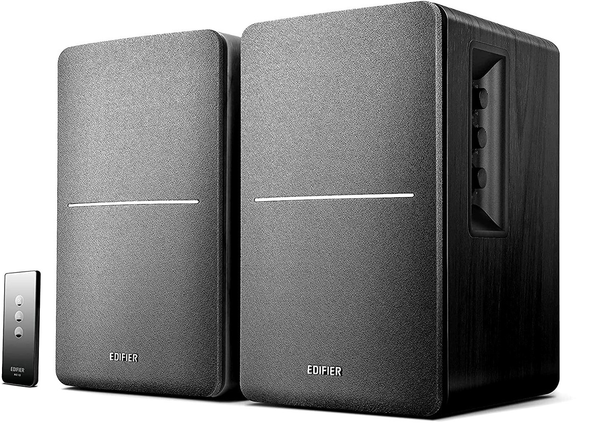 Edifier Black R1280T Active Bookshelf Studio Speakers for TV