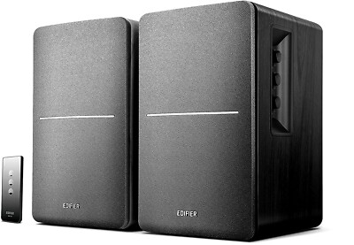 Edifier schwarz R1280T Active 2.0 Bücherregal Studio Lautsprecher für TV/MAC/PC/Laptop