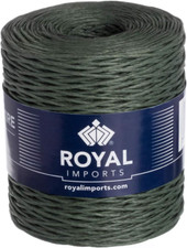 Royal Imports Bind Wire Twine, Paper for Bouquets, Garland Vine, Green