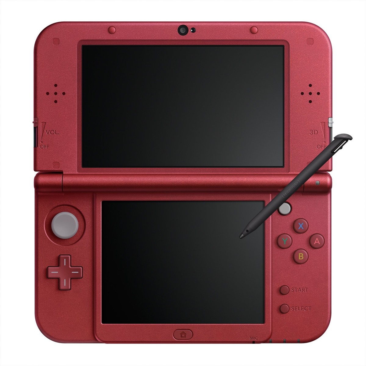 Nintendo 3DS LL Metallic Red Console System [Body & Pen Only Nintendo 3DS LL Metallic Red Console System [Body & Pen Only