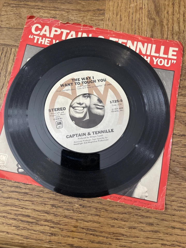 Captain And Tennille The Way I want To Touch You 45 Record - Image 2 of 4