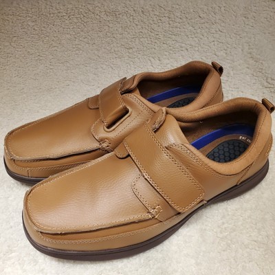 dr scholl's one strap leather casuals