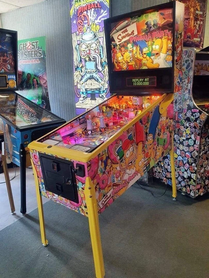 Calcomanías de pinball Simpsons TSPP Stern Donut Foto 3 de 3