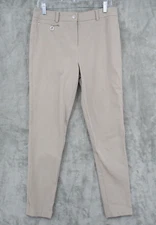 Worth New York Pants 8 Skinny Leg Stretch Career Classic Minimalist Trouser Tan