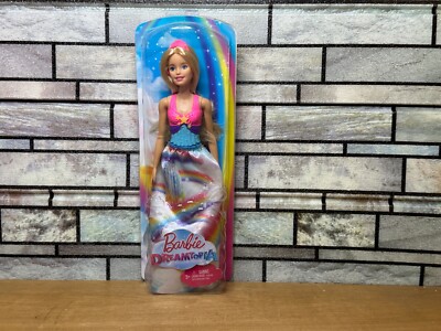 Barbie Dreamtopia Rainbow Mermaid Doll Blonde, Pink Tiara, We Ship Daily  USPS