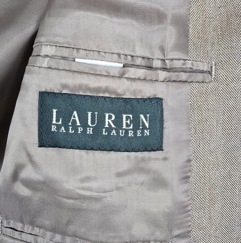 Blazer sportivo uomo Lauren Ralph Lauren beige 2 bottoni monopetto tg 40S - Foto 7 di 8
