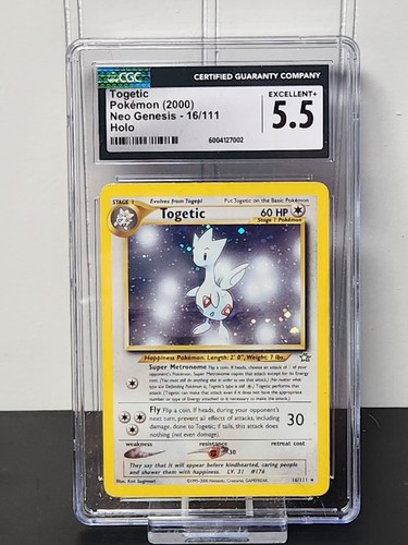 Togetic (Unlimited) graded CGC 5.5 for sale on eBay