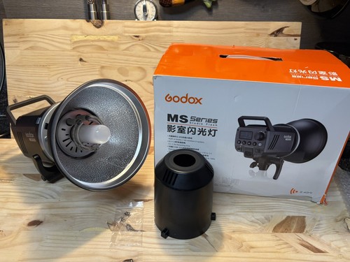 Godox MS300 Studio Flash/Strobe 300Ws 110V GN58 5600K Bowens Mount Monolight - Picture 2 of 7