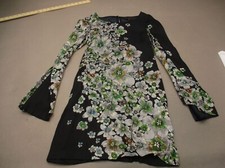 Great Plains Size XS Women Multicolor Back Keyhole Long Sleeve Bodycon Dress 109