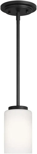Generation Lighting Sea Gull Single Light Mini Pendant Oslo Black 61160-112 - Picture 1 of 3