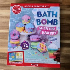 Klutz Bath Bomb Scented Bakery Ages 10 Fizzy Bakeshop Crafts Create Molds Color