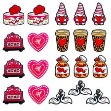 20 Pcs Silicone Focal Bead Cute Loose Beads Accessory for DIY Keychains Brace...