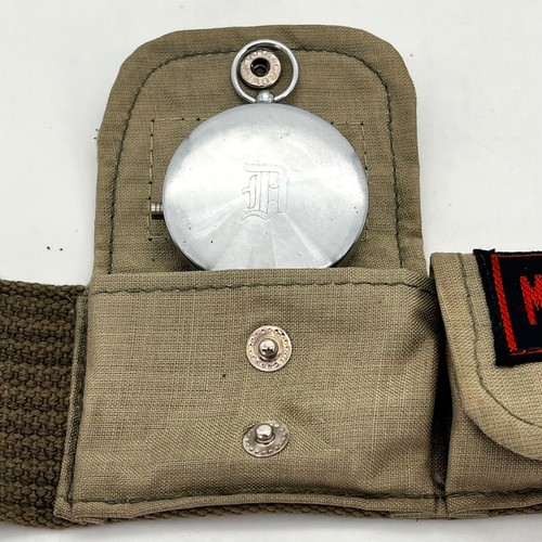 Vintage Survival Gürtel Kompass Streichhölzer Messertaschen Canvas Nylon Tactical Compas - Bild 6 von 16