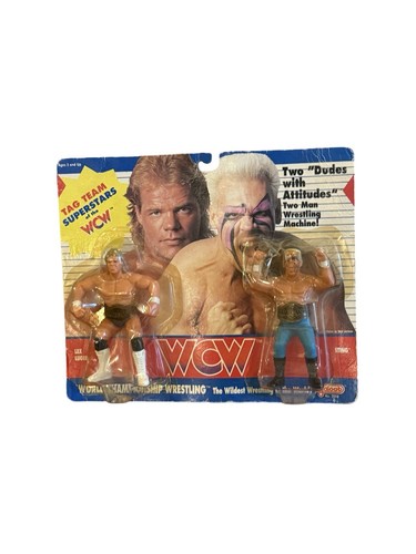 WCW Galoob Sting and Lex Luger 2 Pack Tag Team Wre...
