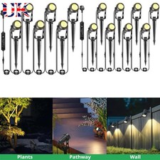 Garden Spotlights Mains, Waterproof Garden Uplighter 4- 8 Outdoor LED Spotlights