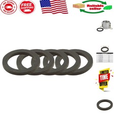 5-Pack 3" Camlock Gasket Washers - Durable Nitrile Rubber for Leak Prevention