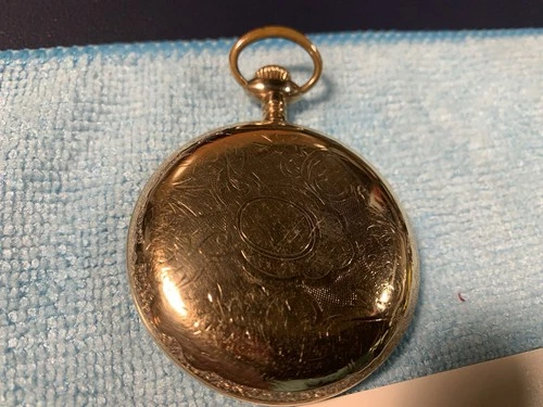 Vintage ILLINOIS pocket watch, grade 175, model 4, 16s, 17j, 1902, adjust,