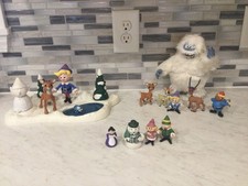 2002 VINTAGE RUDOLPH THE RED NOSE REINDEER PLAYSETS TALKING LIGHTS