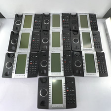 LOT 10 Mitel 5340 IP Phones w/ Handsets Bases Curly Cords Tested Working Bundle