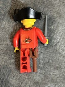 (2004) LEGO PIRATES CAPTAIN RED BEARD MINIFIGURE 4j014 w/ SWORD VINTAGE