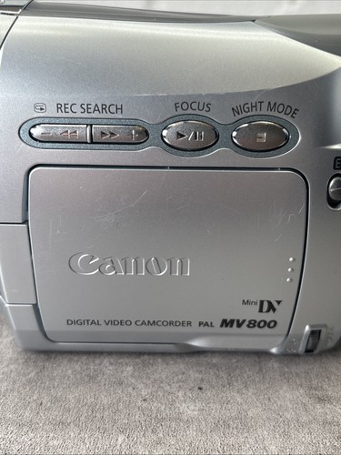 Videocámara Canon MV800 Mini-DV cámara de video - funcionando y completa - PAL - Imagen 5 de 16