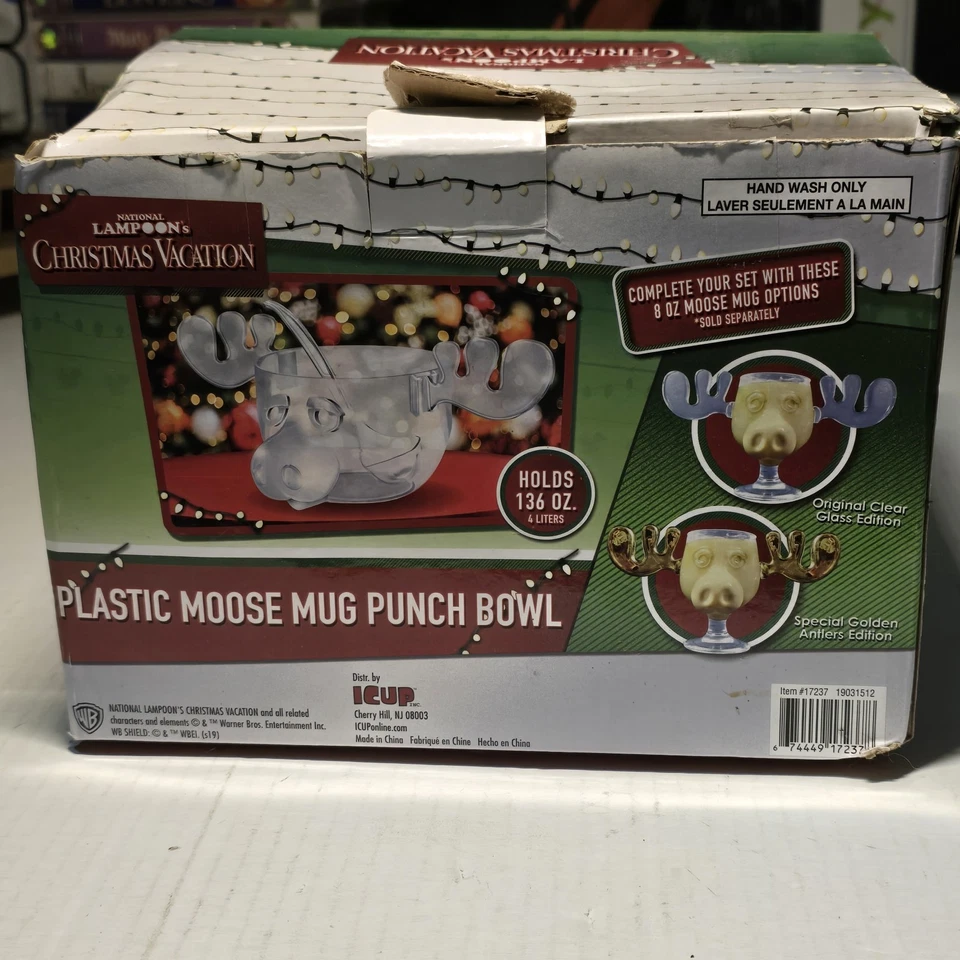 Taza ponche National Lampoon's Christmas Vacation Moose ICUP Foto 2 de 3
