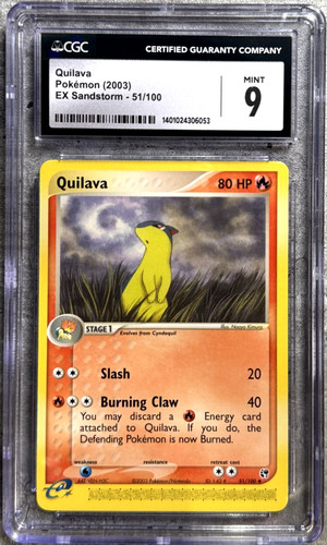 Quilava graded CGC 9 for sale on eBay
