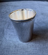 Mint Julep Silver Plate Cup Old Taylor Vintage