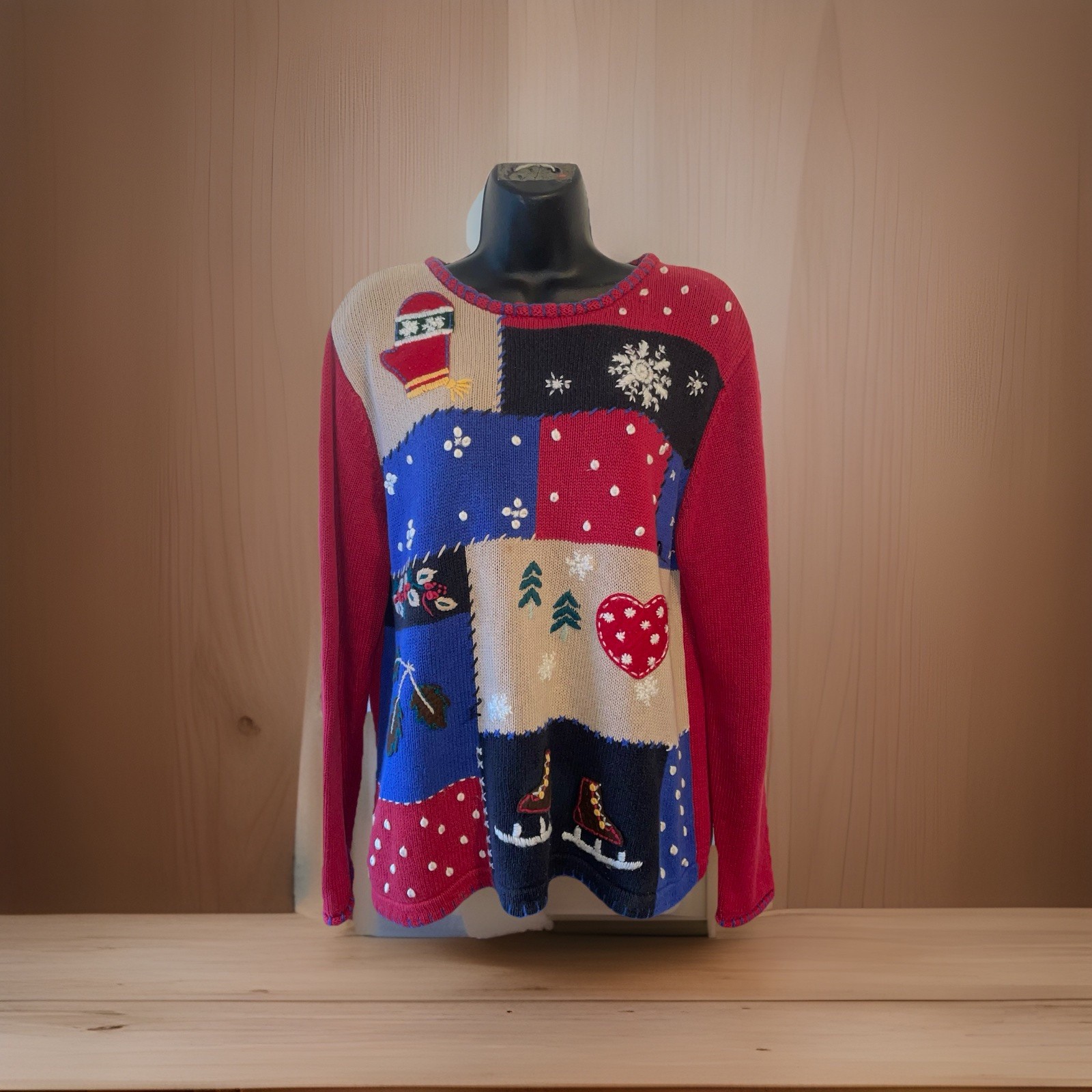 classic elements sweater Christmas Pullover Mediu… - image 1