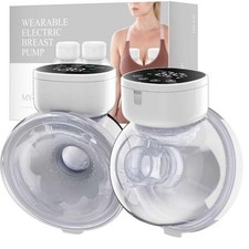 Hands Free Breast Pump Wearable MY-376 - Strong Suction  Low Noise Wearable ...