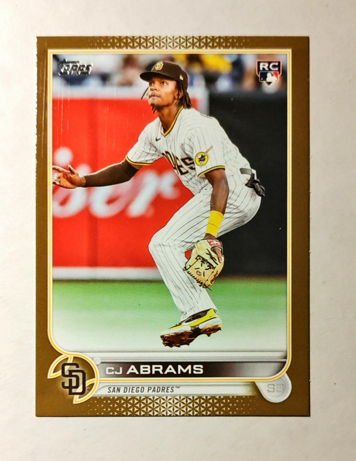 CJ Abrams RC 2022 Topps GOLD Border 1478/2022 #US34 Update RC Padres Rookie K6