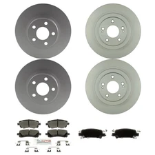 Bosch Front and Rear Disc Brake Rotor Kit For Subaru