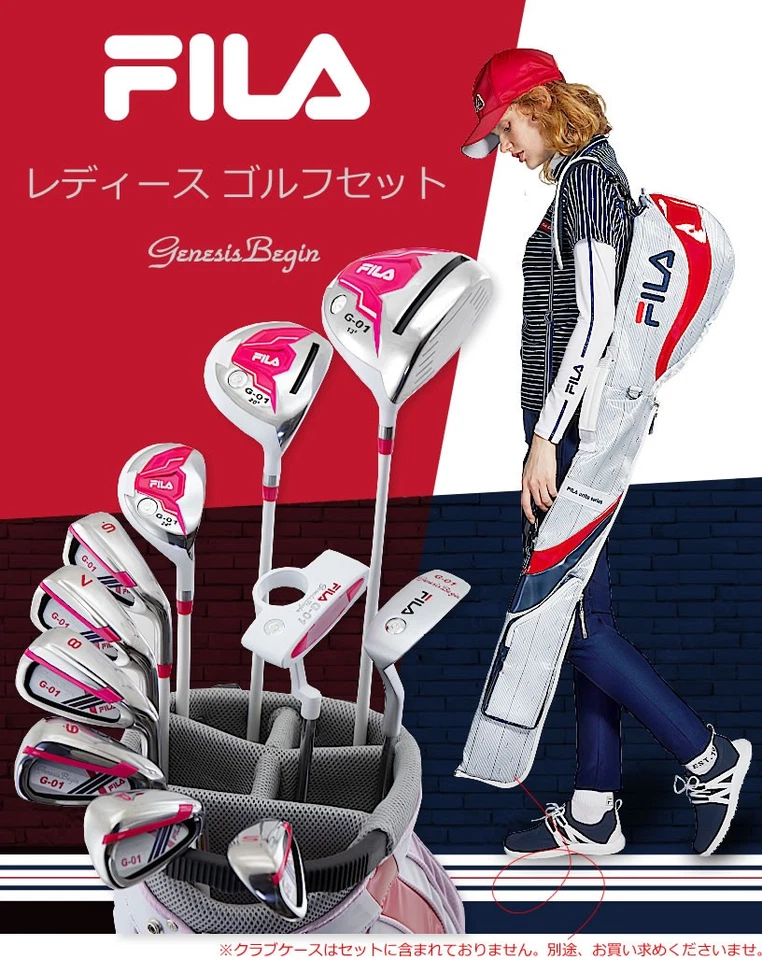 FILA GOLF Ladies Golf Club Set Right-Handed 14-pcs(Club11-pcs) from Japan - Image 2 of 4