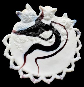 Cat Milk Glass | eBay