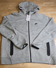 NIKE Sportswear Tech Fleece Full Zip Hoodie Heather Grey Mens Sz 2XL FB7921 063