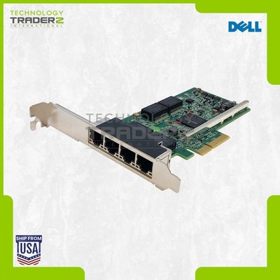KH08P Dell Broadcom 5719 Quad Port 1Gbps Ethernet Card 0KH08P W/ Long Bracket
