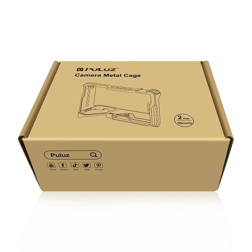 NNEIDS Wood Handle Metal Camera Cage For Sony A6400 / A6300 / A6100 / A6000 Stab - Picture 6 of 8