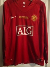 Nike Manchester United 2007/08 Champions League Final Ronaldo #7 Jersey Size M