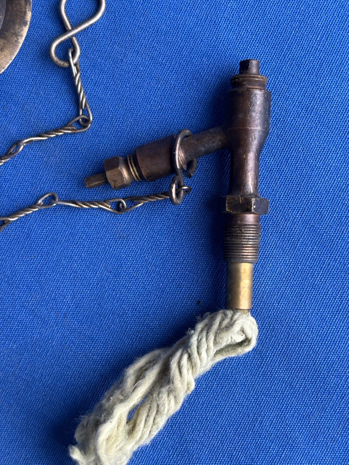 Vintage Primus 71 Brass Camping Stove Parts Vaporizer Wick Burner Bell Sweden