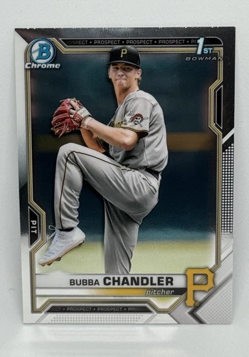 2021 Bowman Draft Chrome Bubba Chandler 1st Bowman #BDC-41 Pirates Rookie