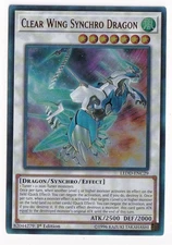 Clear Wing Synchron Dragon - LEDD-ENC29 - Ultra Rare - 1st Edition LP