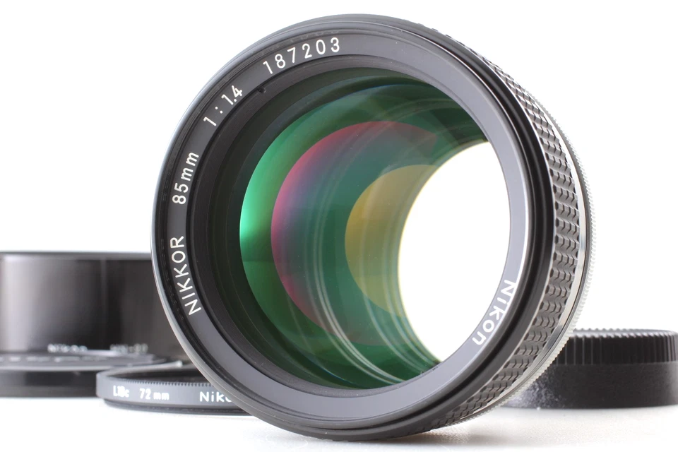 [ Unused w/ Hood ] Nikon Ai-s Ais Nikkor 85mm f/1.4 MF Lens F Mount From Japan - Image 2 of 4